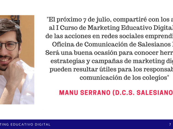 Manu Serrano, Salesianos España