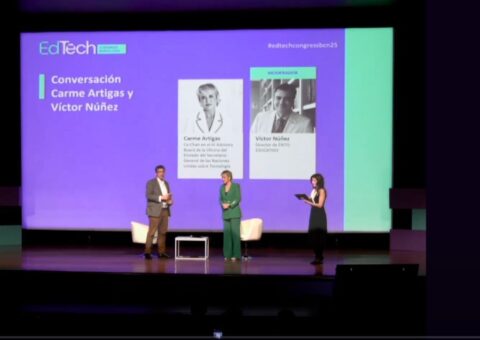Víctor Núñez y Carme Artigas en EdTech Congress 2025: El impacto de la IA en el liderazgo educativo