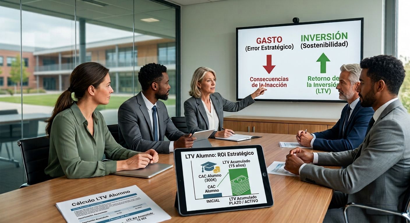¿Gasto o inversión? Por qué la inacción en marketing educativo es la decisión más cara para tu centro