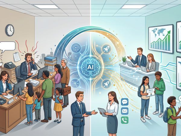 Inteligencia Artificial en admisiones educativas: Cómo la inmediatez operativa y la visibilidad de marca transforman la captación escolar